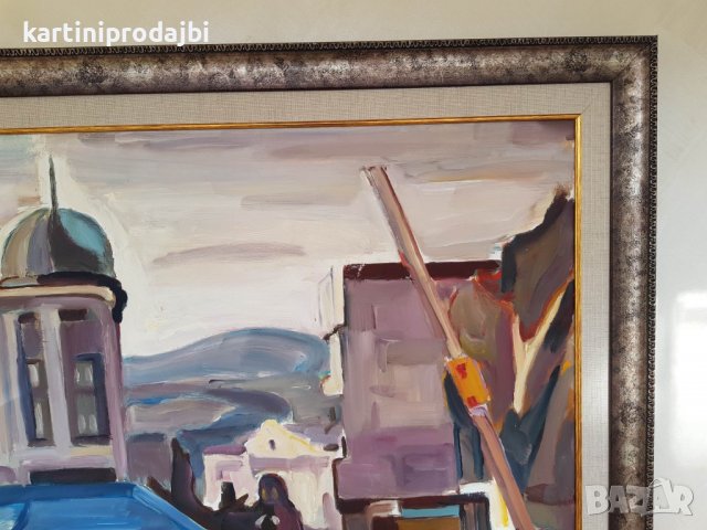 Маслена картина " Изглед от града ", снимка 11 - Картини - 24517015