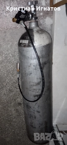 Бутилка - високо налягане на - 250 атмосфери работното налягане - 8 литрова