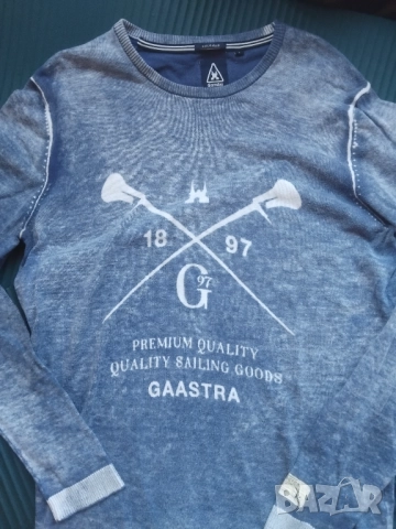 Gaastra 100% оригинален мъжки пуловер, L размер, снимка 6 - Пуловери - 52108536