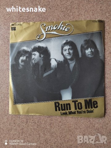 Smokie "Run to me" Vinyl 7",Germany , снимка 2 - Грамофонни плочи - 42096766