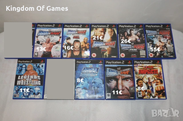 Игри за PS2 SmackDown Vs Raw 2011 2010 2009 2008 2007/Just Bring It/Shut Your Mouth/TNA iMPACT!