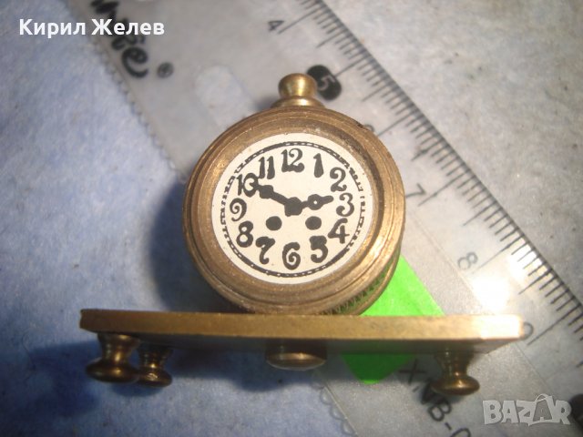 СТИЛНА МЕСИНГОВА СТАТУЕТКА МИНИАТЮРА на НАСТОЛЕН КАМИНЕН РЕТРО ЧАСОВНИК За КОЛЕКЦИЯ ДЕКОРАЦИЯ 32096, снимка 9 - Колекции - 38163276