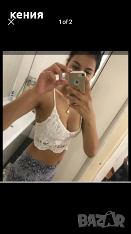 Нов дантелен топ 