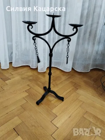 свещник ковано желязо