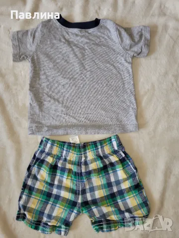 Лятно Бебешко Комплектче Carter's - 6-9м, снимка 2 - Комплекти за бебе - 49106772