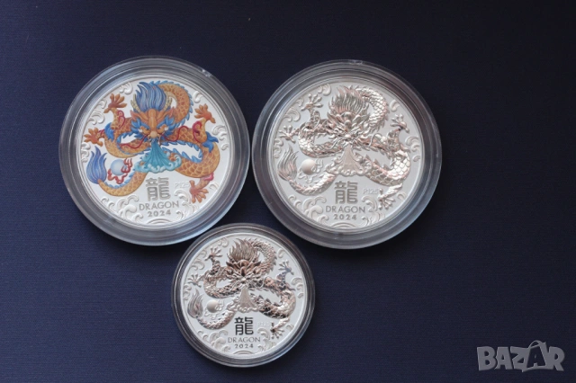 Сребърни инвестиционни монети  Lunar / Лунар 3  серия - 2 oz , снимка 4 - Нумизматика и бонистика - 54000232