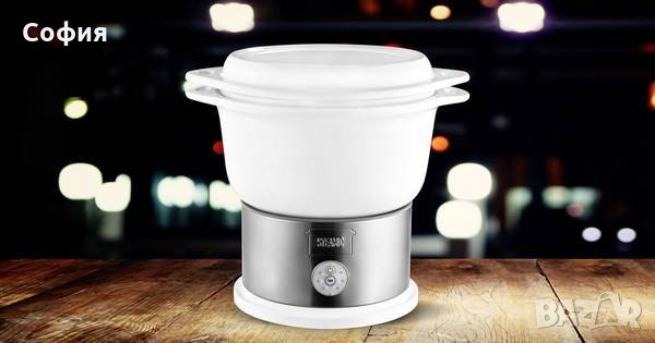  Парна керамична печка Kalorik TKG DG 1002, Таймер, Купа без BPA 4.5л, Бял, снимка 7 - Печки, фурни - 32014386