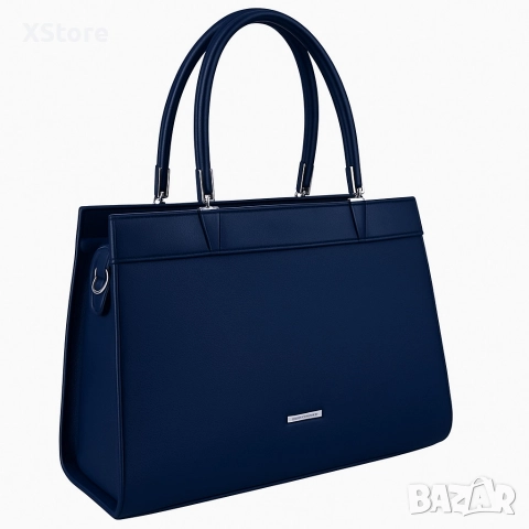 Модерна дамска чанта с двуцветен дизайн, снимка 2 - Чанти - 52585417