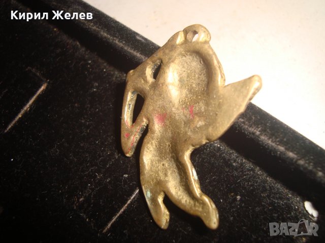 БРОНЗОВО АМУРЧЕ АРТ НУВО СТАРИНЕН ПЕНДАНТ БРОНЗОВА ФИГУРКА АМУР 17132, снимка 5 - Антикварни и старинни предмети - 32088866