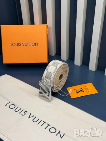 колани от естествена кожа 3см louis vuitton, снимка 5 - Колани - 50406225