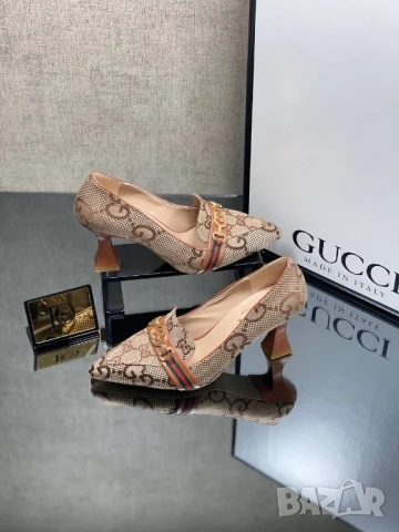 обувки на ток gucci , снимка 3 - Дамски обувки на ток - 50673331