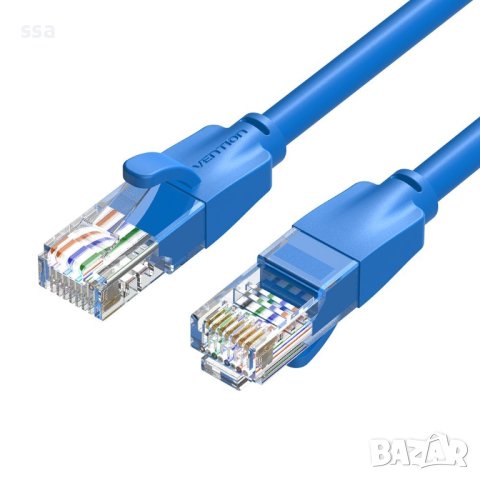Vention Кабел LAN UTP Cat.6 Patch Cable - 3M Blue - IBELI, снимка 17 - Кабели и адаптери - 44231514