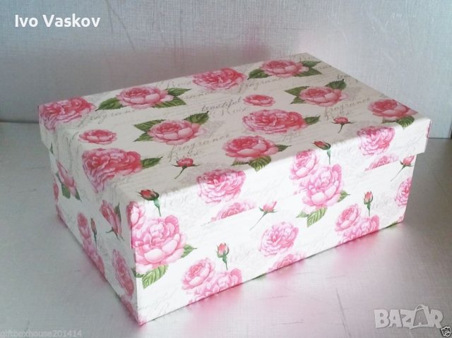 декоративна кутийка с рози