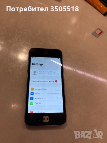 iPhone 5s 32gb отключен, снимка 4 - Apple iPhone - 53180529