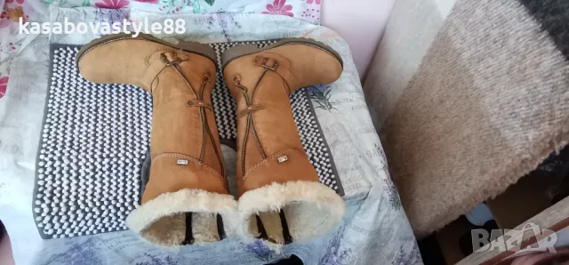 Ботуши Rieker 37 н. Естествена кожа, снимка 6 - Дамски ботуши - 48299610