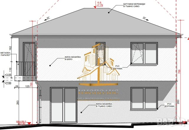 🏡 Нова двуетажна къща - м-т Зеленика, Област Варна (Обява №:823668), снимка 8 - Къщи - 51273498