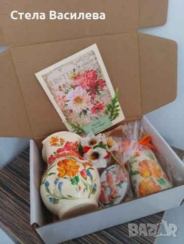 Подаръчна кутия за 8ми март , снимка 8 - Декорация за дома - 53060274