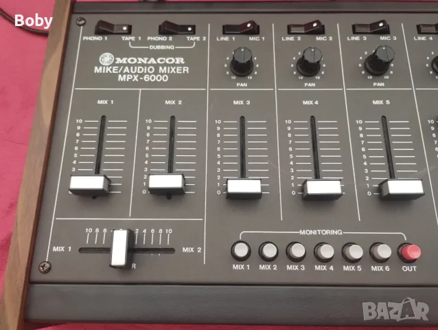 Mixer Monacor MPX-6000, снимка 5 - Ресийвъри, усилватели, смесителни пултове - 56541987