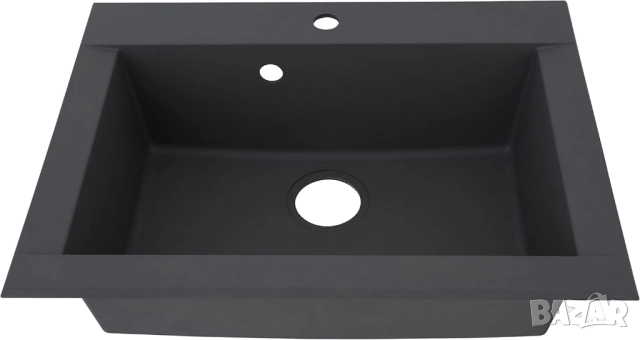 Кухненска Мивка, Respekta Ohio Mineralite Sink 66x50см сива, Устойчива на Надрасквания!, снимка 7 - Мивки - 52123647