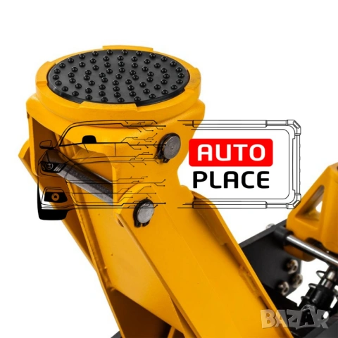 Нископрофилен алуминиев крик тип крокодил 1.5 тона 85 – 355 мм JCB, снимка 4 - Други инструменти - 54026638