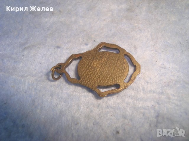 СТАРА БРОНЗОВА ИКОНКА РЕТРО АРТ МЕДАЛЬОН 27242, снимка 6 - Антикварни и старинни предмети - 36950460