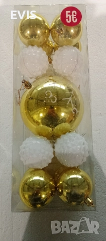 🎄 Коледни играчки , топки за елха– комплект 17 броя 🎄 