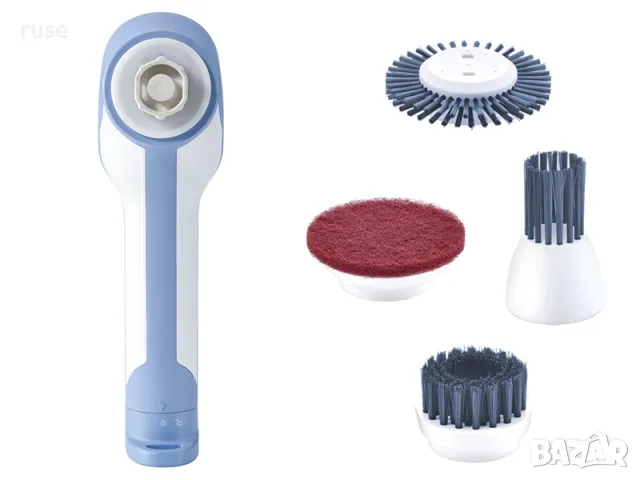 НОВА! Електрическа четка за почистване, комплект с приставки