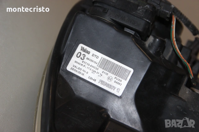 Десен фар Peugeot 107 (2005-2012г.) 🔷Valeo 811100H030 / 81110-0H030 Пежо 107, снимка 6 - Части - 53941061