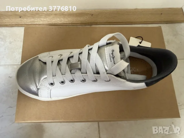 Дамски кожени кецове - Pepe Jeans, снимка 3 - Кецове - 55939880