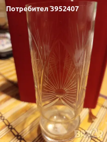 12 броя чаши от калиево стъкло, снимка 2 - Чаши - 49617855