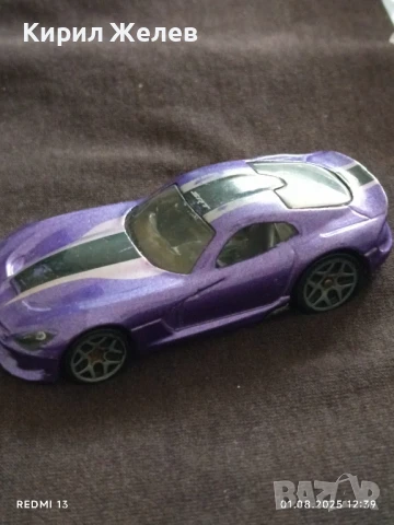 Спортен модел метална количка VIPER Made in Malaysia за КОЛЕКЦИЯ ДЕКОРАЦИЯ 25988, снимка 3 - Колекции - 51215249