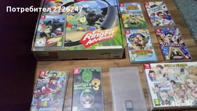 нови игри за nintendo switch ringfit donkey kong yoshi story seasons, снимка 1 - Nintendo конзоли - 29291620