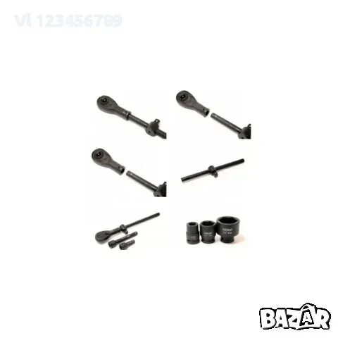 УСИЛЕНО ГЕДОРЕ С УДАРНИ ВЛОЖКИ 3/4″ 14 ЧАСТИ FORCEKRAFT, снимка 2 - Гедорета - 50553528