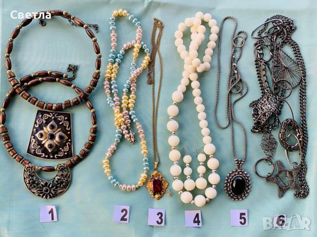 БИЖУТА - седефени, колиета, 3 снимки, цени в текста, снимка 3 - Колиета, медальони, синджири - 45904340