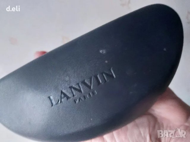 LANVIN Original. Голям твърд калъф за очила, снимка 3 - Слънчеви и диоптрични очила - 48498834