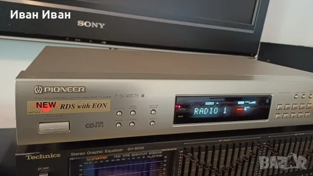 Тунер Pioneer F-304 RDS, снимка 3 - Ресийвъри, усилватели, смесителни пултове - 56259283