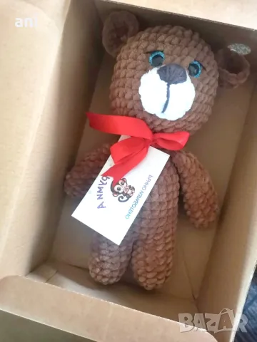 ръчно плетени Мечета амигуруми , снимка 3 - Плюшени играчки - 49858911