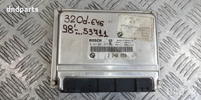 Компютър BMW E46 320D 1998г. 2248959 0281001445	