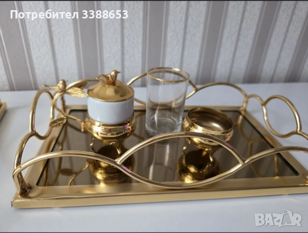 Комплект златни табли за годеж / сватба, снимка 2 - Други - 52332196