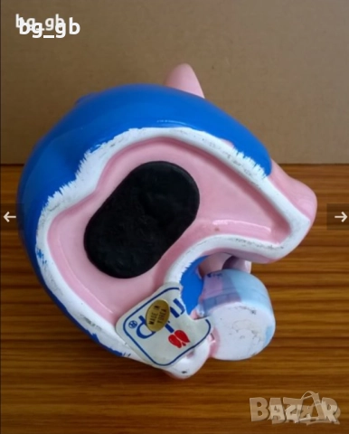 Стара порцеланова касичка, снимка 5 - Други - 24487116