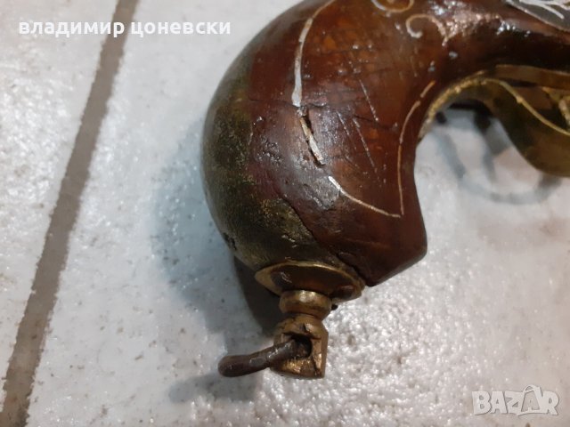 Стар красив кремъчен пистолет,пищов,пушка, снимка 6 - Колекции - 42703814