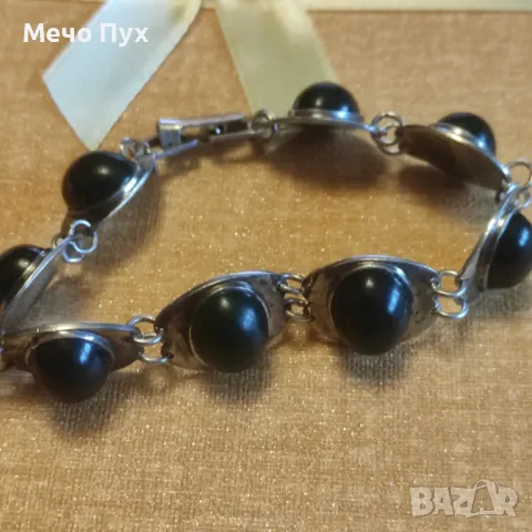 Стара сребърна гривна (317), снимка 6 - Гривни - 49934808