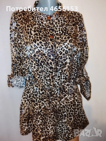 ДАМСКА РОКЛЯ принт размер XL / XXL , снимка 2 - Рокли - 52908973