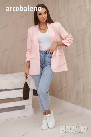 Елегантно дамско сако с ревери, 15цвята , снимка 11 - Сака - 48812671