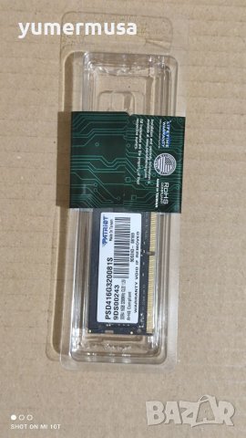 Нова RAM PATRIOT 16GB DDR4, снимка 2 - RAM памет - 38739677