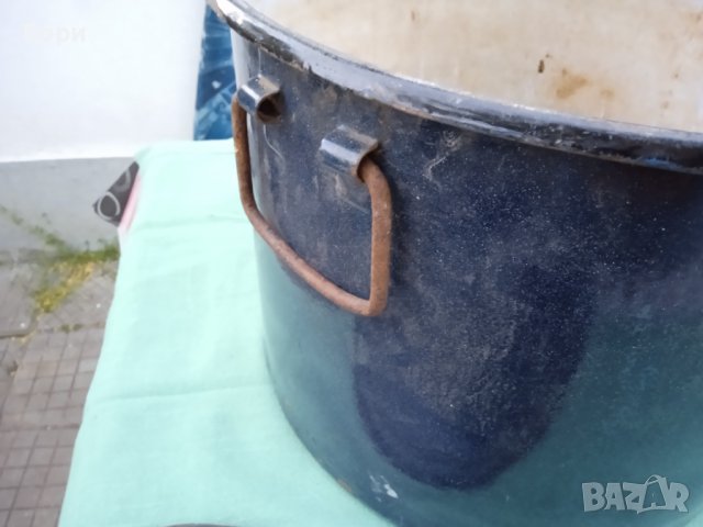 Емайлиран български казан, снимка 3 - Съдове за готвене - 36762952
