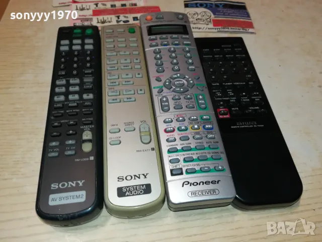 PIONEER SONY AIWA-RECEIVER & AUDIO REMOTE-ВНОС SWISS 2912241953