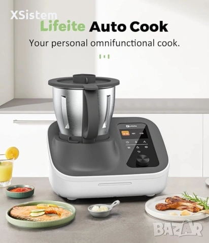 Кухненски робот Lifeite от TOKIT Auto Cook All-in-1, снимка 5 - Кухненски роботи - 53980182
