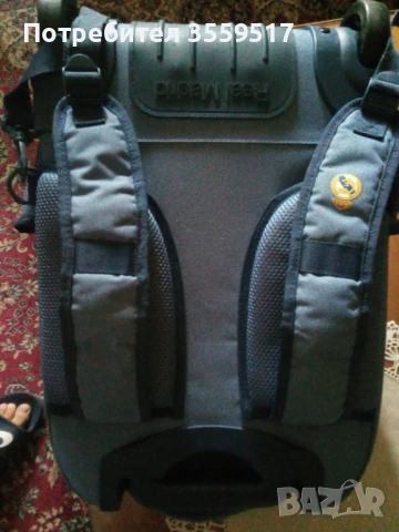 оригинална раница с колелца на реал мадрид