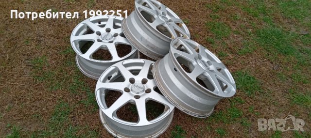 4бр ляти джанти 6J15 ЕТ40. 5x110. Свалени са от Opel Astra H. Среден отвор с втулката 65.1мм, а без , снимка 7 - Гуми и джанти - 38959080